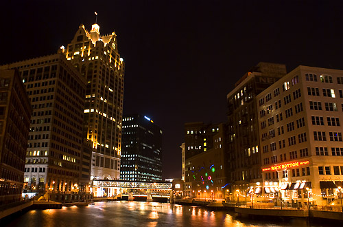 MKEimages.com Image of the Week - Milwaukee at Night